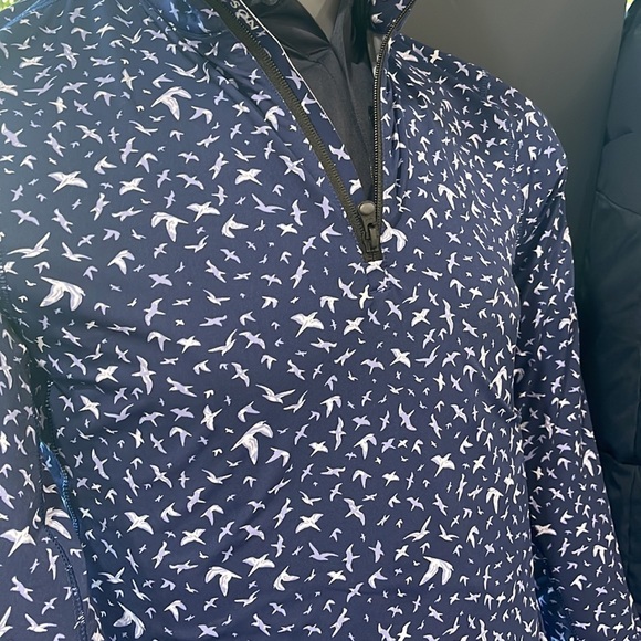 Greyson ISLES OF DEVILS TATE MOCKNECK QUARTER-ZIP NWT $158 - Picture 5 of 6